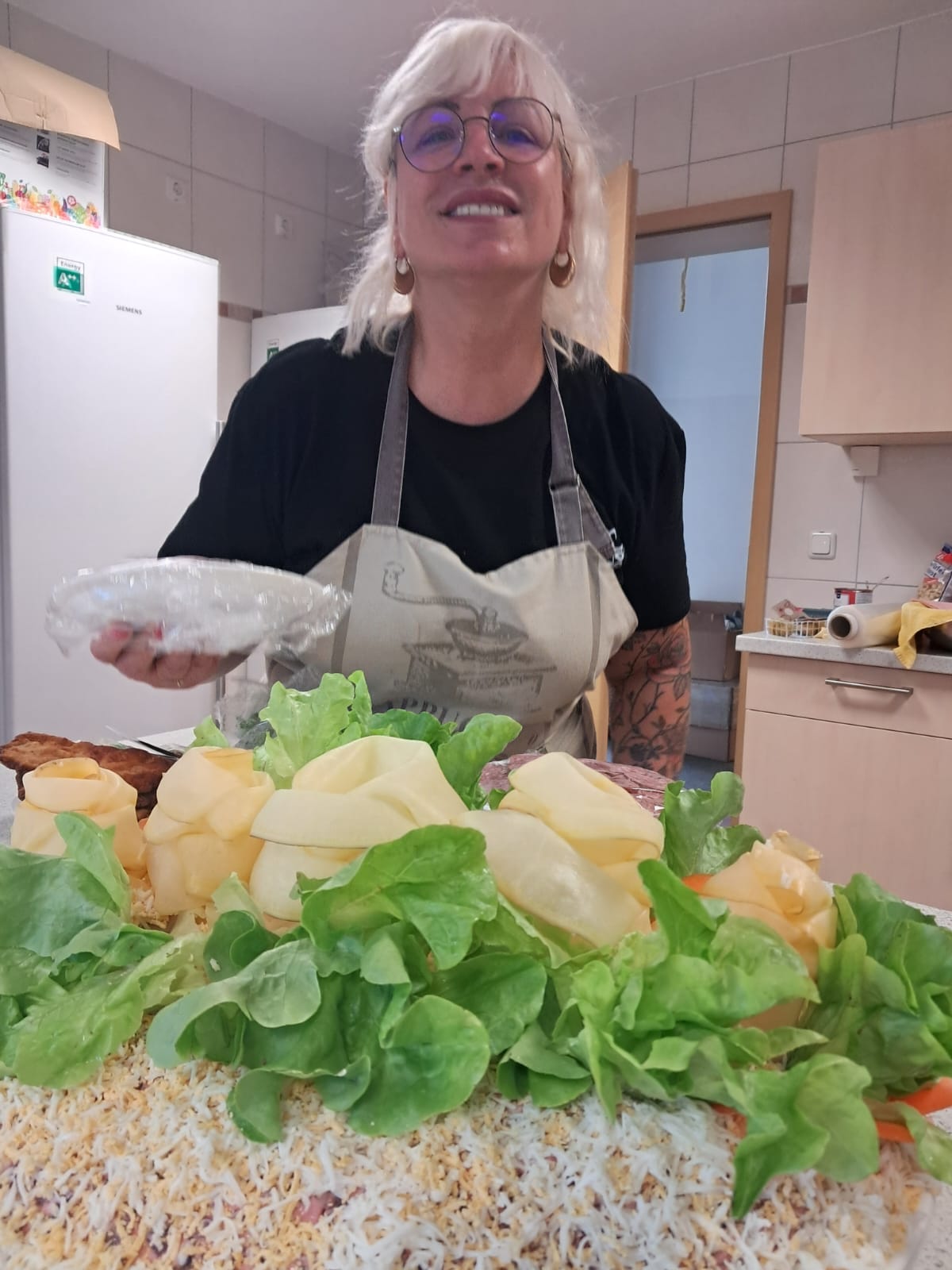 Anzhelika beim Kochen